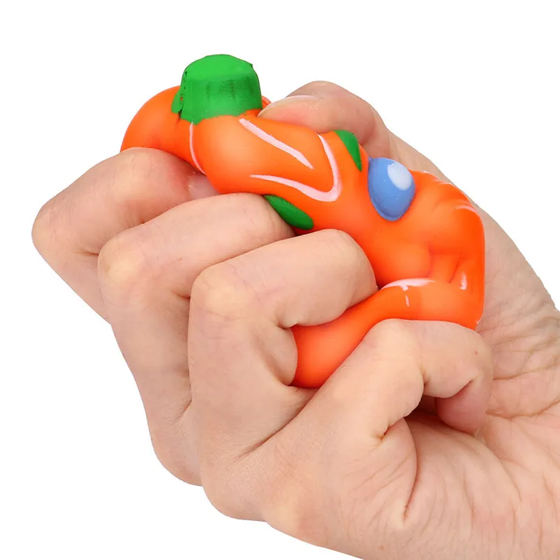 Mskwee Kawaii Squishies 2018 Новый Хэллоуин Тыква Лицо мягкими замедлить рост Ароматические
