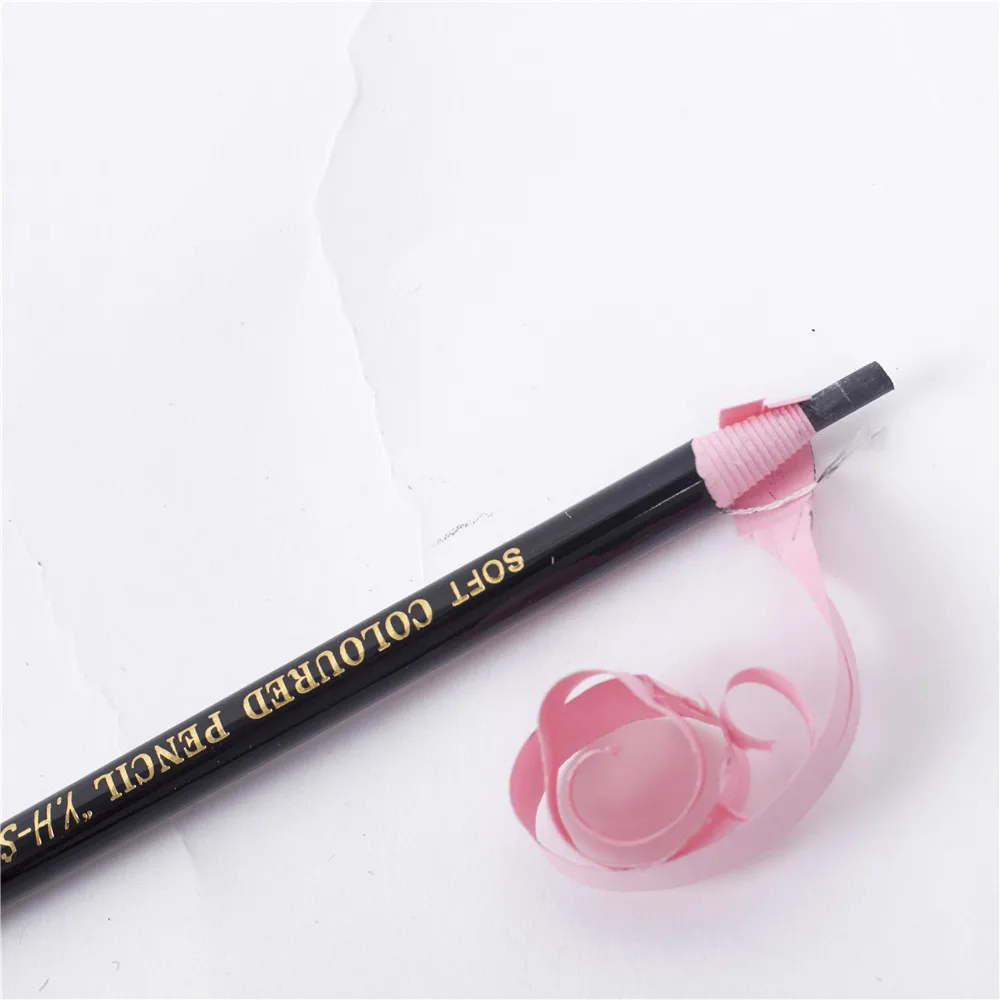 Татуаж карандаш для бровей Бесплатная резка натуральный Стойкий черный