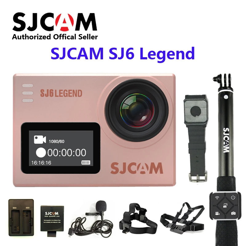 SJCAM SJ6 LEGEND WiFi 4K 24fps Ultra HD Notavek 96660 Водонепроницаемая экшн-камера " сенсорный экран дистанционный Спорт
