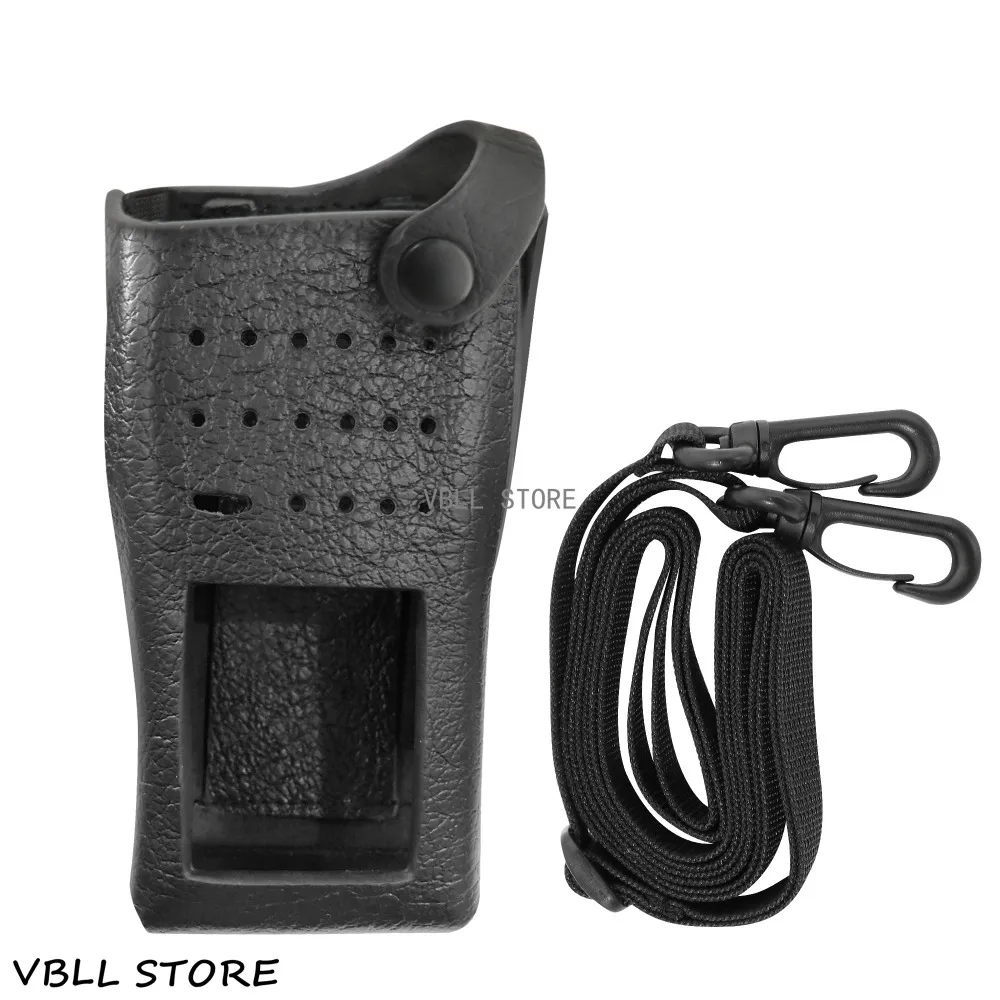 

VBLL PMLN5863 Hard Leather Carry Case For Motorola XiR P6620 XiR P6600 DP2400 DP2600 DEP550 DEP570 Portable Radio