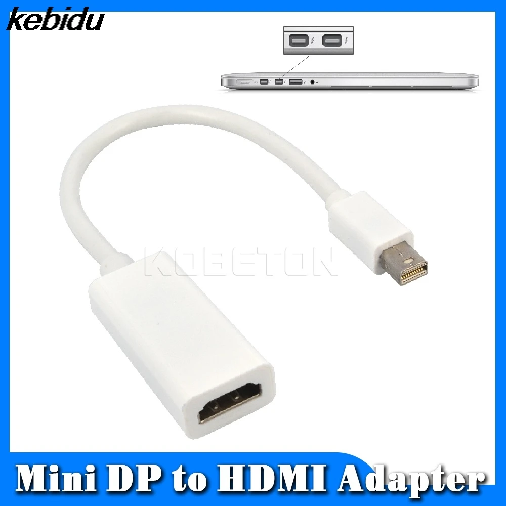 Интерфейс Thunderbolt Mini для порта дисплея порт DP Для HDMI совместимого адаптера кабель