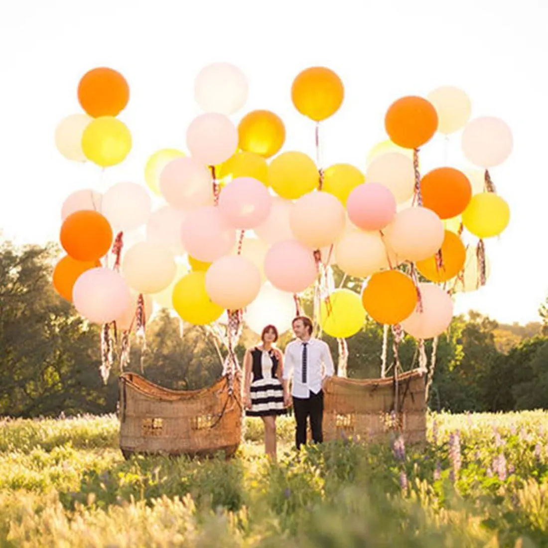 1 шт красочные свадебные дни рождения большие воздушные шары украшения из