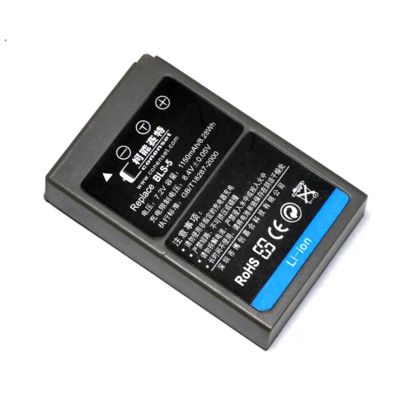 BLS-50 Батарея для цифровой камеры Olympus E-PL5 E-PL6 E-PL7 E-PL8 E-PM1 E-PM2 E-P2 E-P1 стилус 1 Стилус 1s Камера BLS-50 Замена Батарея