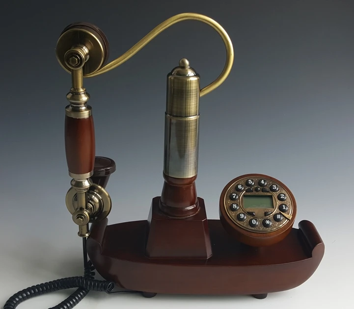 Cy 518a европейский стиль винтажный проводной телефон/Античный деревянный номер