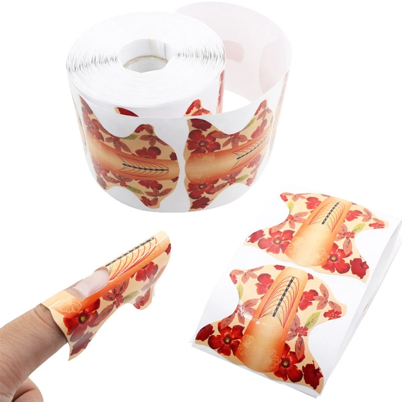 Mtssii 20 шт./100 шт. Профессиональный Nail Forms Акриловые Curve наращивания ногтей наклейки U