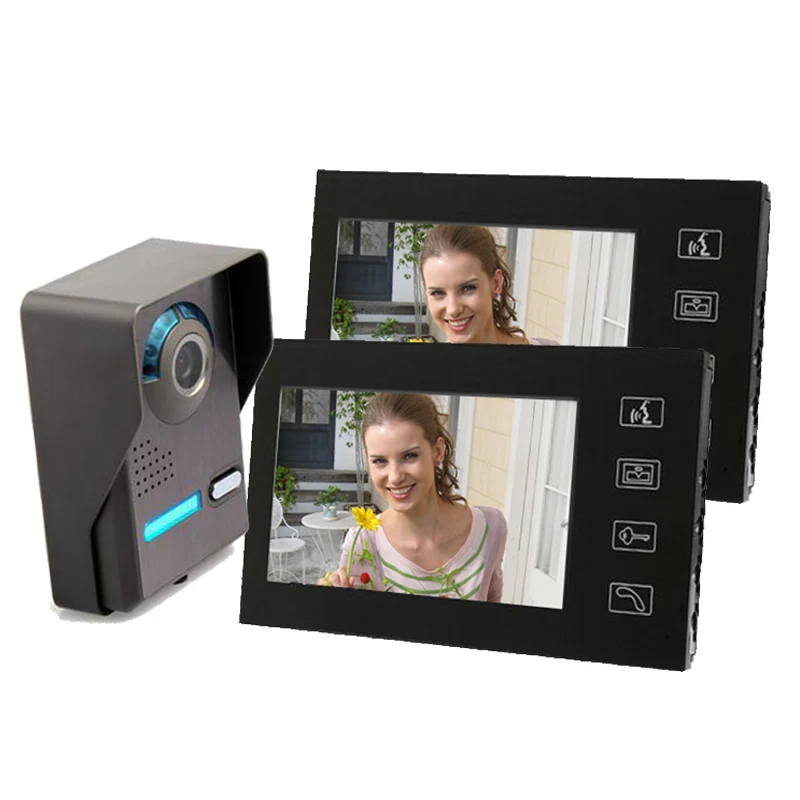 Yobang Безопасность Бесплатная доставка 7 ''видео дверной звонок Домофон с