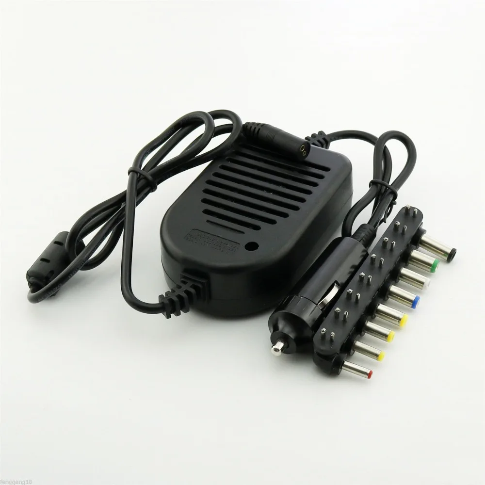 10pcs 80W Universal Laptop Notebook Car Auto Charger DC Power Supply Adapter 15V-24V