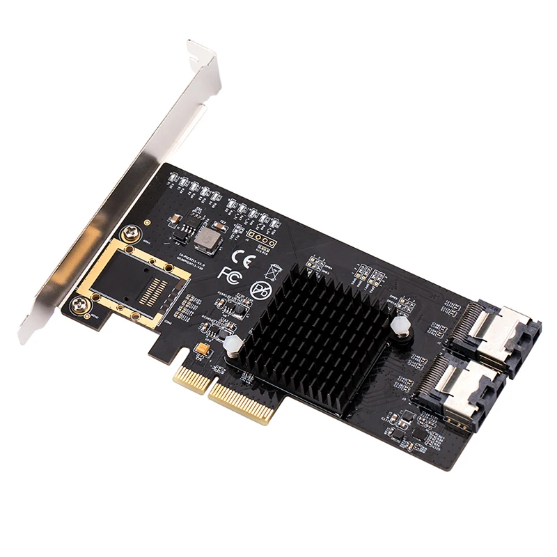 H1111Z добавить на карты PCI E/PCIE SATA Express контроллер PCIE 3 0 8 портовый адаптер расширения
