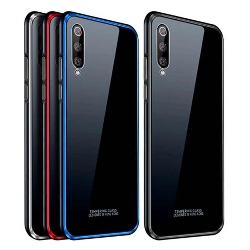 Роскошный металлический бампер с рамкой для Xiaomi MI 9 9SE задняя крышка из