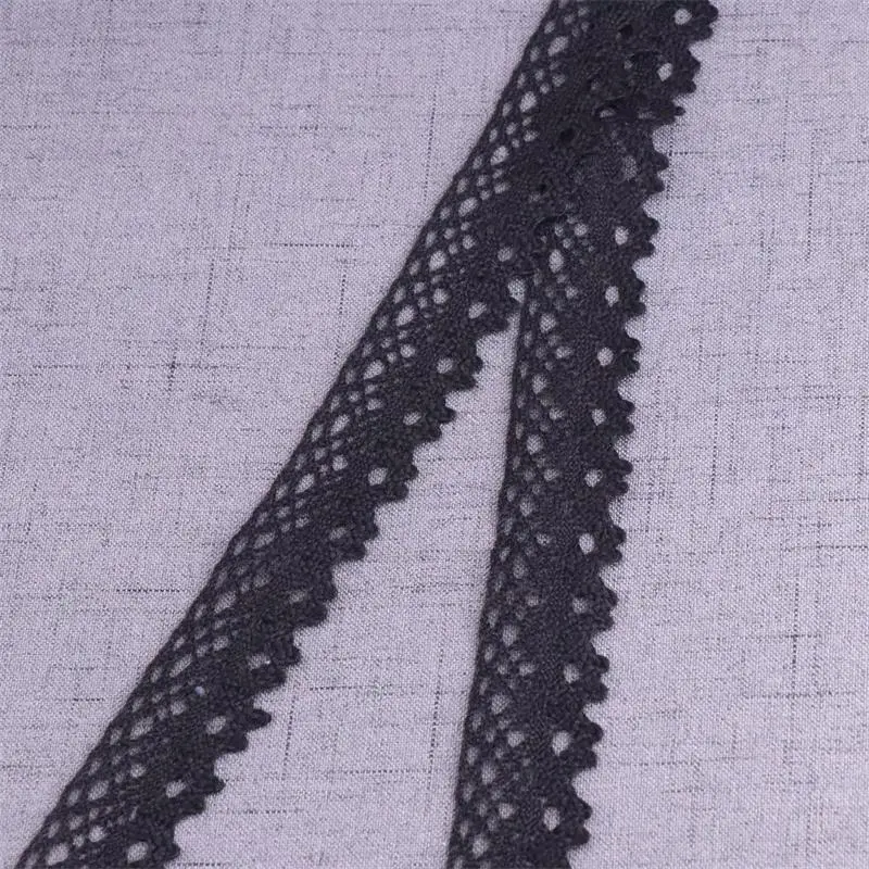 black 15305, 5 лет, 2,8 см, яркие цвета, вязание, свадьба, вышивка, сделай сам, ручная работа, пэчворк, Полиэстер, Хлопок, кружевная отделка, лента, швейные принадлежности - Цвет: black