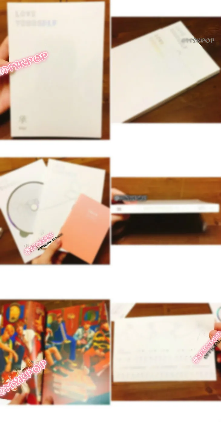 [MYKPOP]~ Официальный~ LOVE YOUR SELF-HER альбом набор CD+ Фотокнига+ плакат+ мини-книга+ наклейка KPOP пункт SA18101603