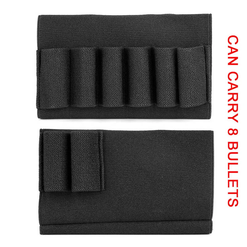 8 Grid Ammo Pouch Portable Thickened Elastic Nylon Rubber Shells Holder Organization Storage Hunting Bag |