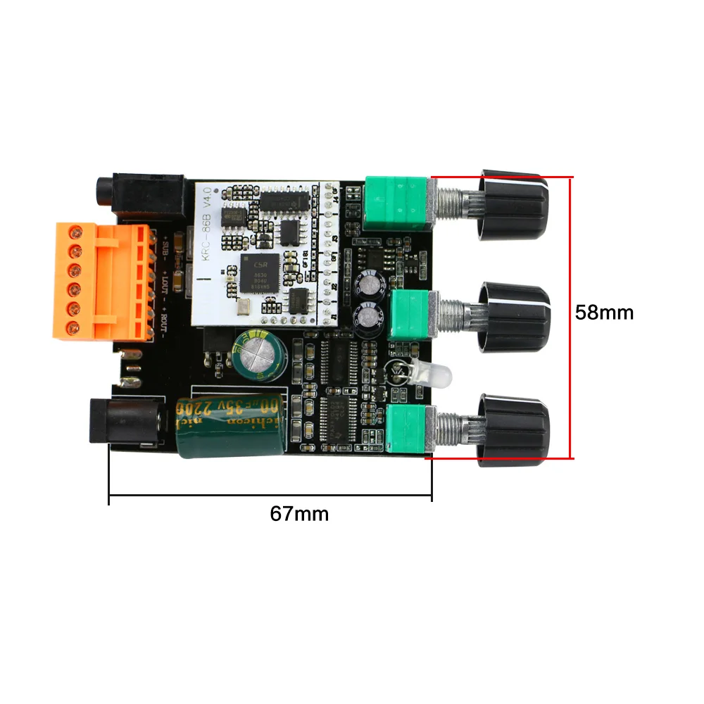 GHXAMP 30 Вт* 2+ 60 Вт TPA3110 2,1 усилитель звука bluetooth плата TPA3118 Класс D AUX BTL стерео усилитель мультимедийный динамик DIY 1 шт