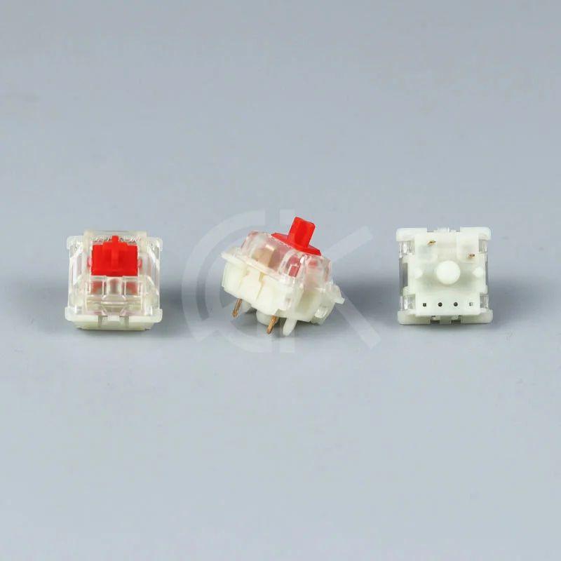 4 шт./упак. Gateron бесшумные Настенные переключатели 5 pins цвета: красный и коричневый