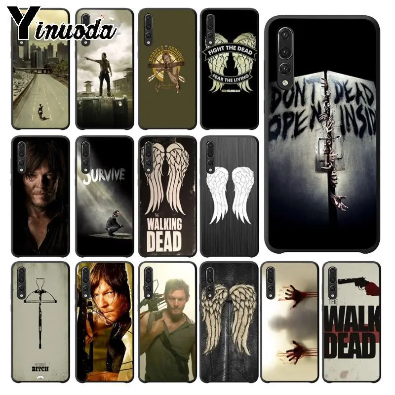 Мягкий чехол для телефона Yinuoda the walking dead hero на заказ huawei p20lite mate10pro nova 3i mate20 pro p20