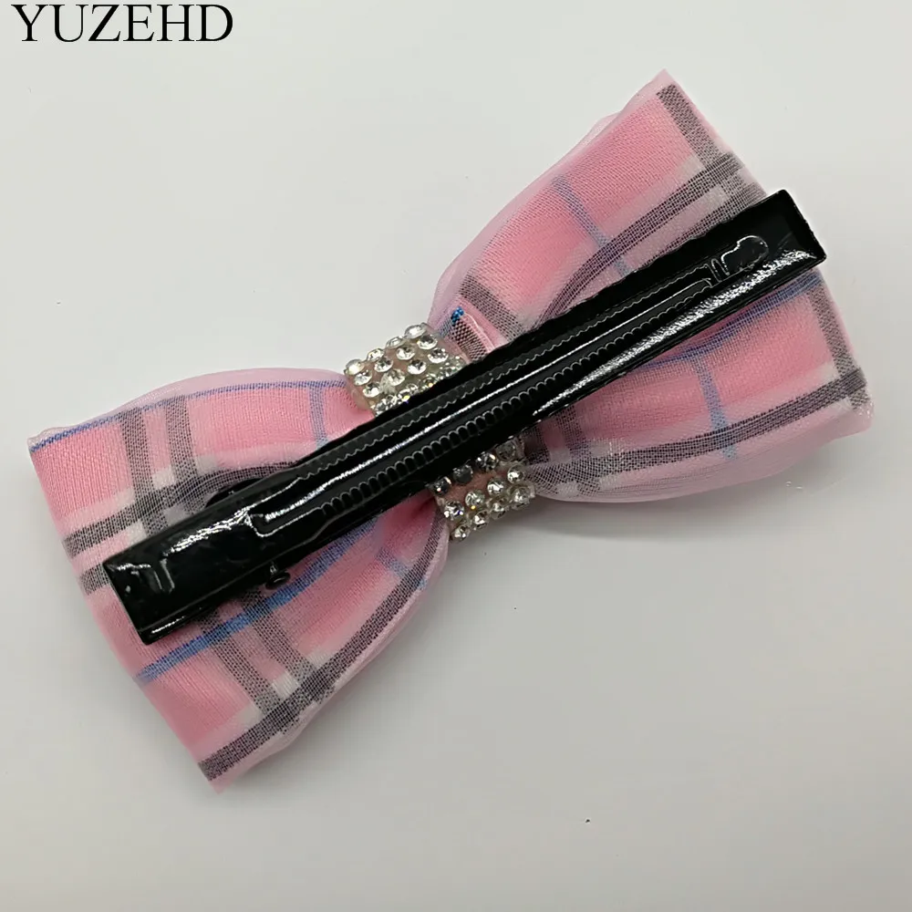 

10PCS hairbows Ribbon stripe bow hair clip hairclips Boutique Handmade Hair Bow for Kids Hair accessories Grils Headwear