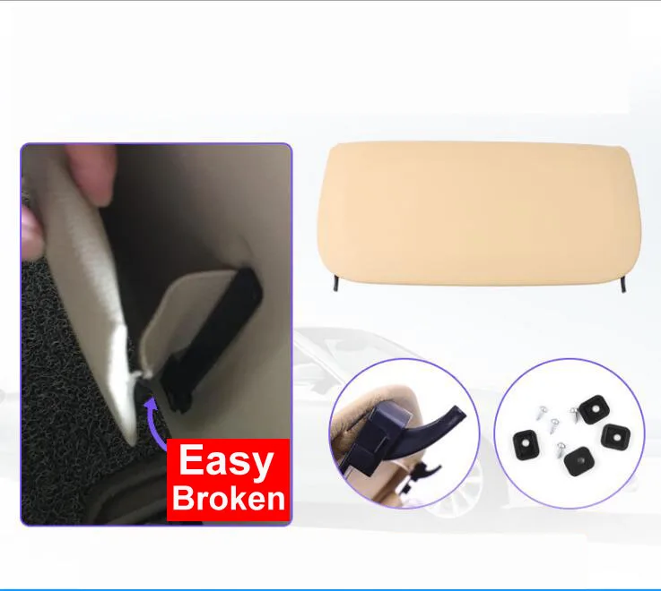 LHD RHD бежевое автомобильное сиденье задняя спинка панель Часть из натуральной