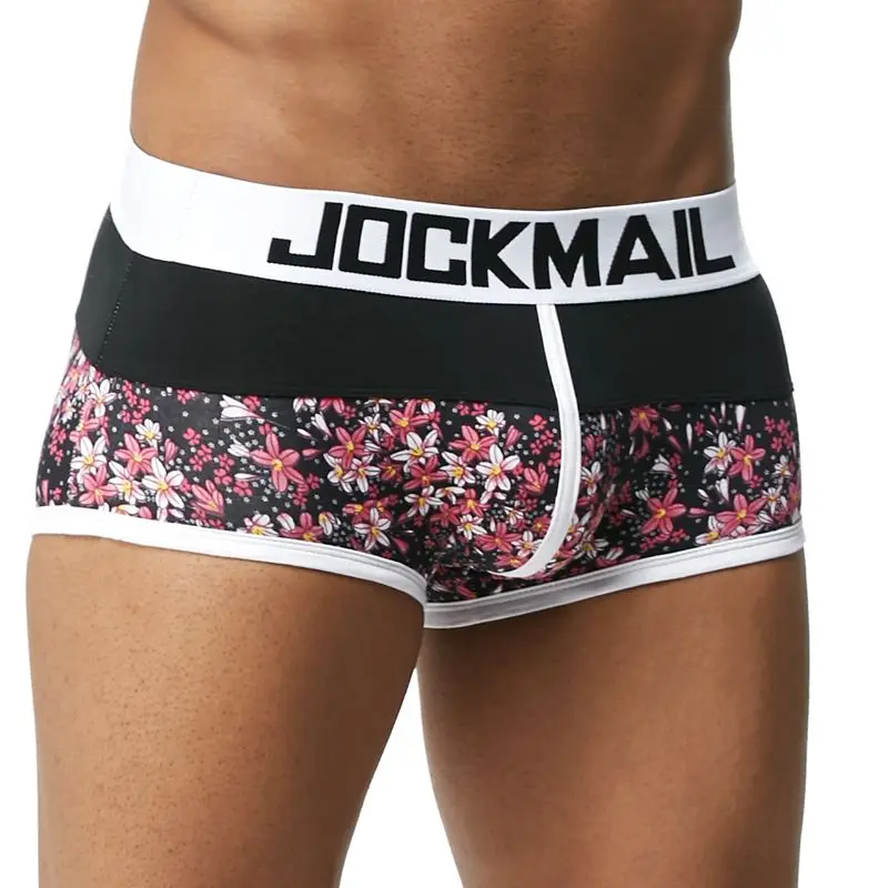 Бренд jockmail, сексуальные мужские трусы боксеры, трусы для геев, чехол для пениса, домашняя одежда для сна, высококачественные мужские трусы-боксеры, шорты для сна