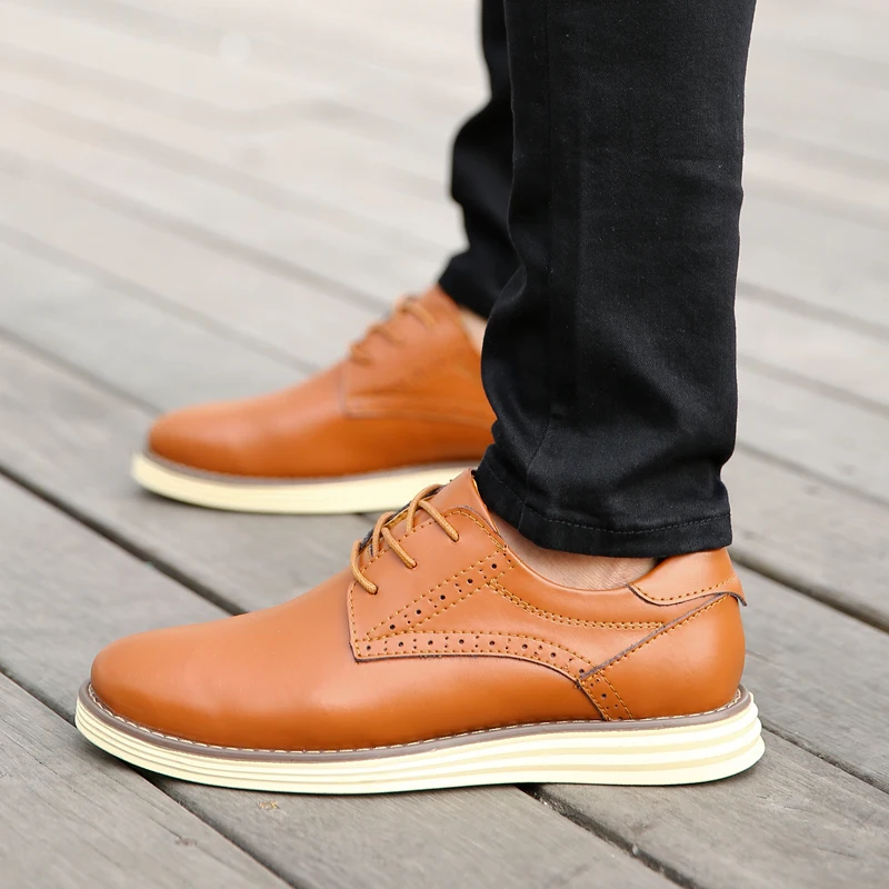 Новинка Красивая зимняя обувь Мужская повседневная Низкая на плоской подошве со