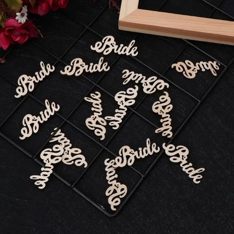 15 шт. деревянный стол для невесты конфетти разброс винтажный деревенский декор