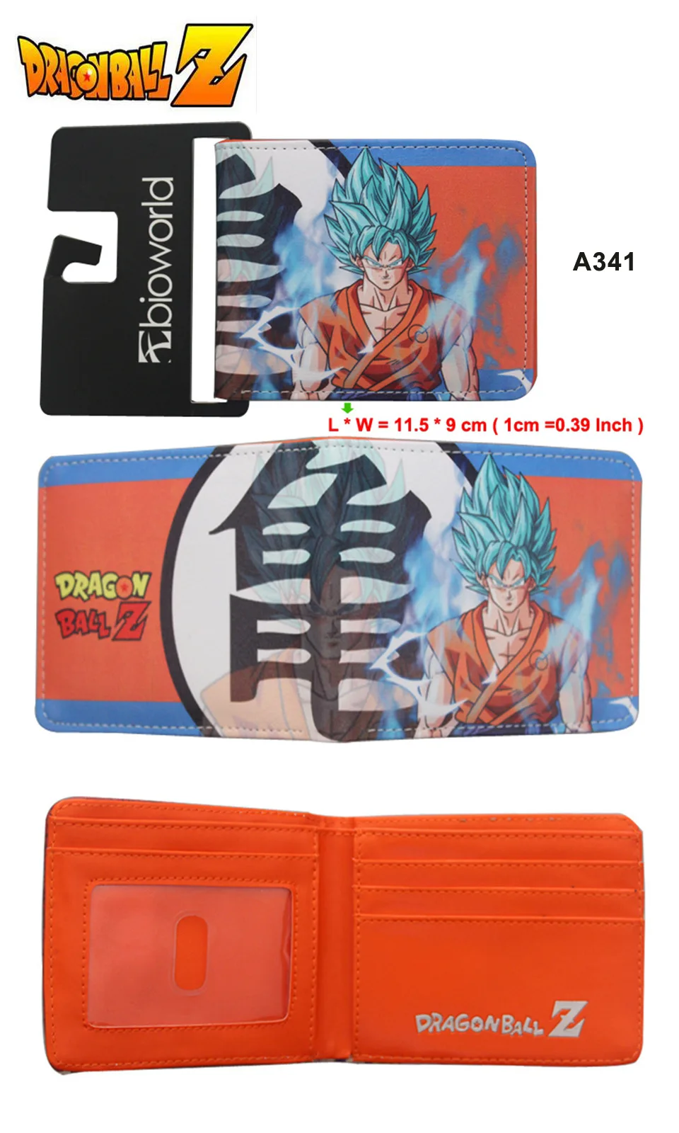 Новое прибытие высокого качества с рисунком аниме кошельки Dragonball кошелек короткие ПУ складной кошельки Кредитная карта кошельки
