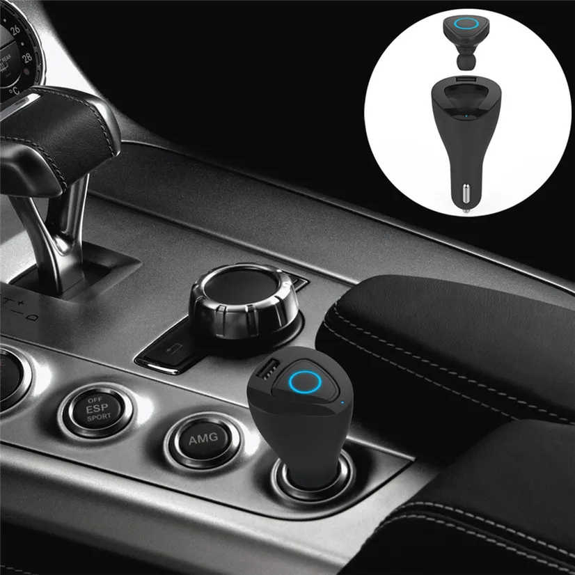 Futural цифровой мини стерео автомобильный Bluetooth4.0 гарнитура Беспроводной наушников
