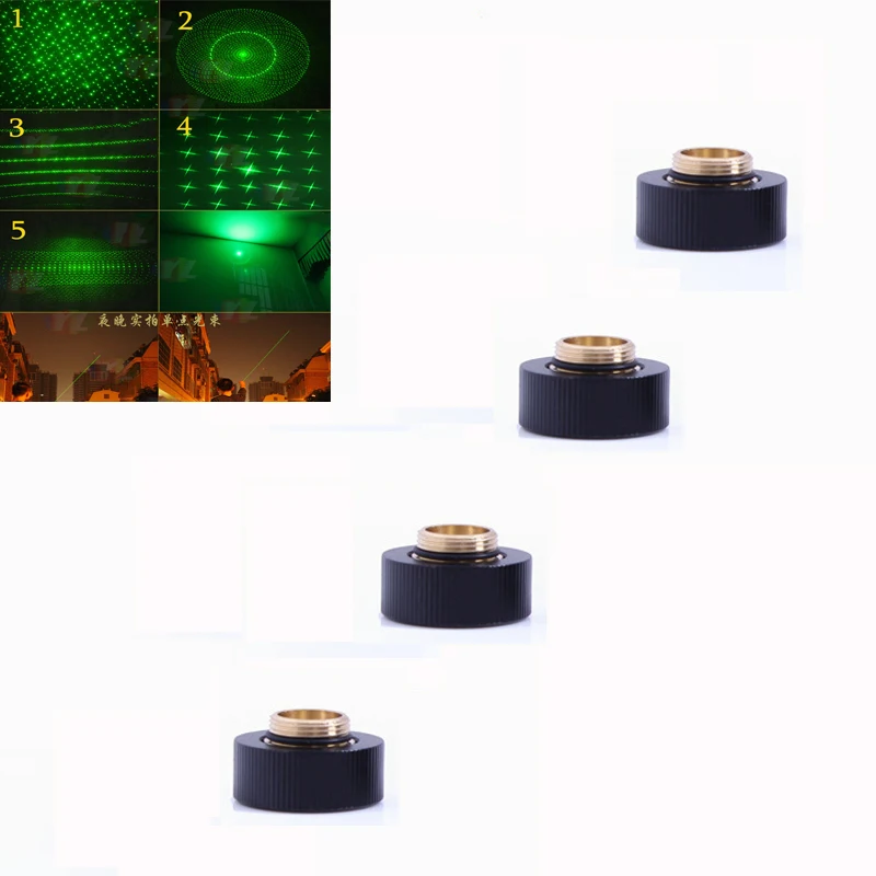 

5pcs Green Laser Sight 303 CNC Lasers Pointer Powerful device Adjustable Focus Lazer with Star Cap (Just for laser 303 use)