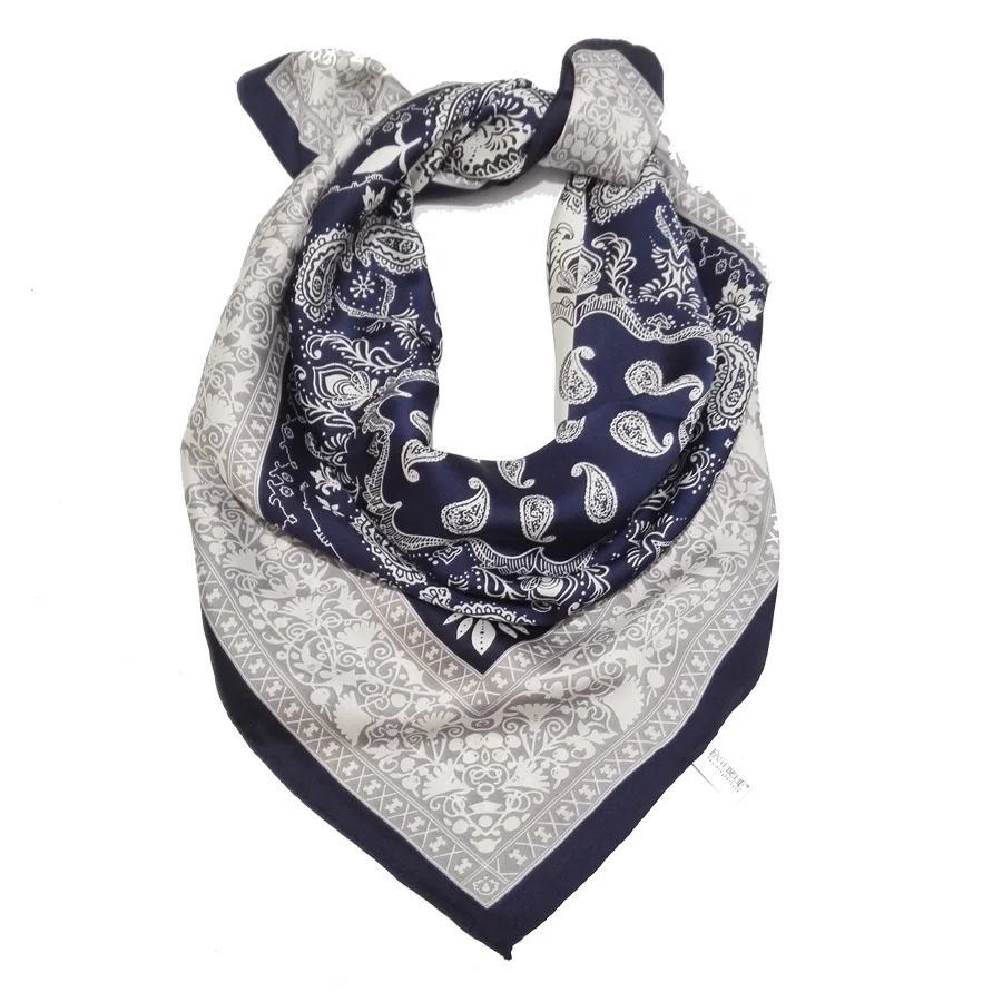 Фертильный весенний маленький квадратный шелковый шарф Женский брендовый