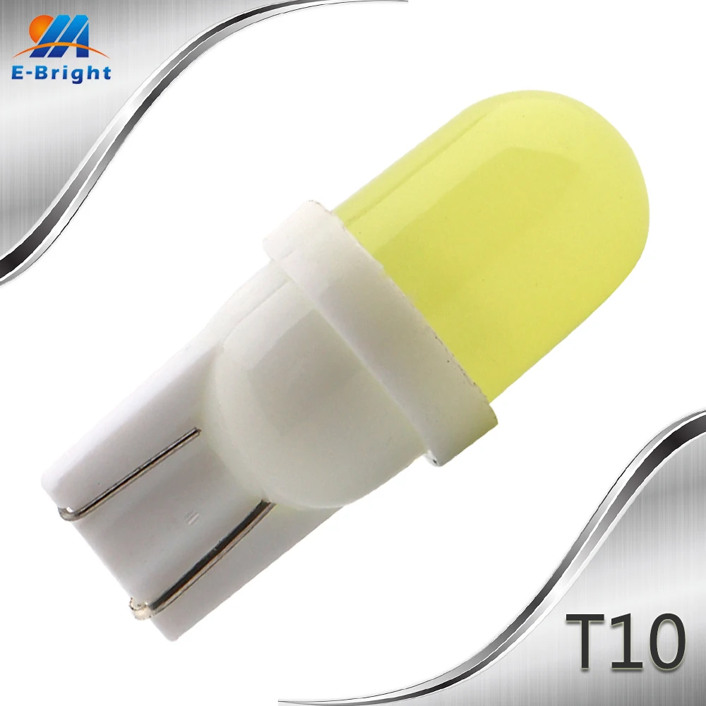 YM E Bright 10 50 100шт 12В T10 COB 1 SMD СВЕТОДИОДНЫЙ 194 168 W5W Приборная панель автомобиля