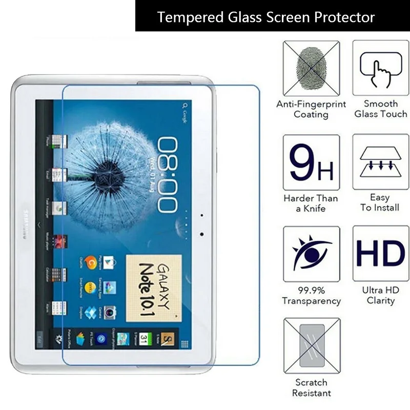 glass not gift Вращающийся на 360 градусов чехол для samsung Galaxy Note 10,1 2012 версия флип-Держатель подставка из искусственной кожи чехол GT-N8000 N8010 N8020 чехол для планшета s - Цвет: glass not gift