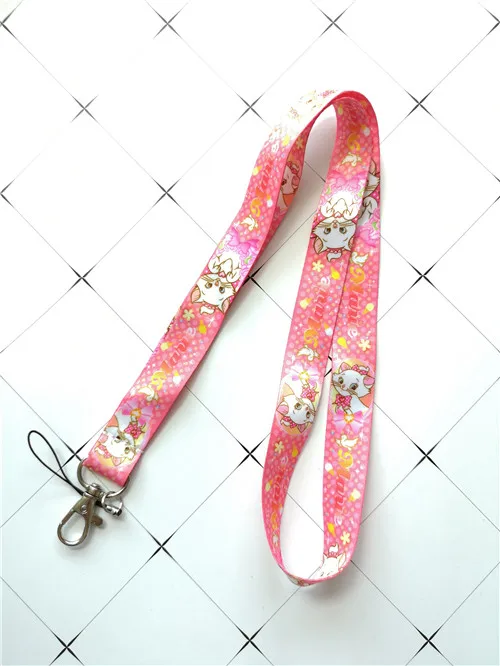 S-05 1 шт. Мультяшные аниме собаки Микки Минни медведи Marie Cat Дональд Дак Русалка Принцесса ключ ремешки id значок держатель брелоки ремешки - Цвет: S-05