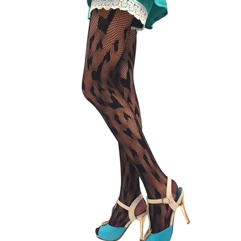 2018 новые женские модные обтягивающие кружевные колготки с цветочным узором