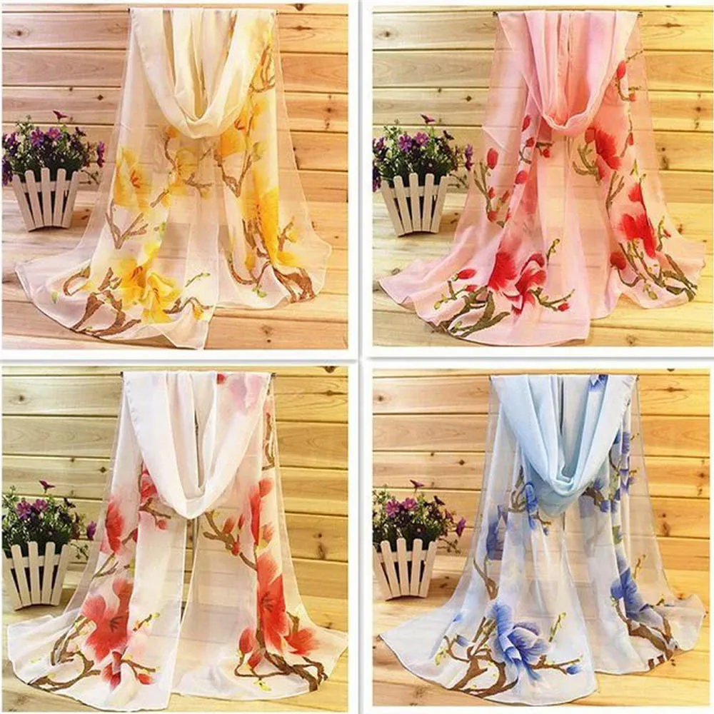 2019 # Модный женский цветочный шифоновый шарф Y92930|chiffon scarf|fashion scarfscarf fashion |