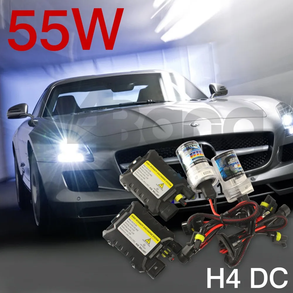 Комплект Ксеноновых HID ламп для автомобильных фар 35 Вт Тонкий Балласт H1 H3 H4 2 H7