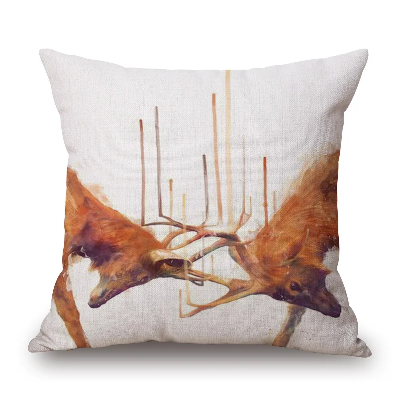 Модный высококачественный декоративный Чехол Подушка с изображением животных