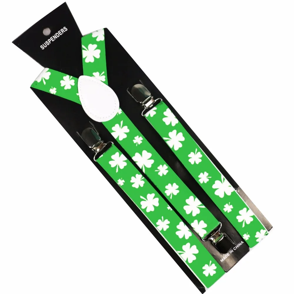 Мужские и женские подтяжки Winfox Green Leaf|Мужские подтяжки| |