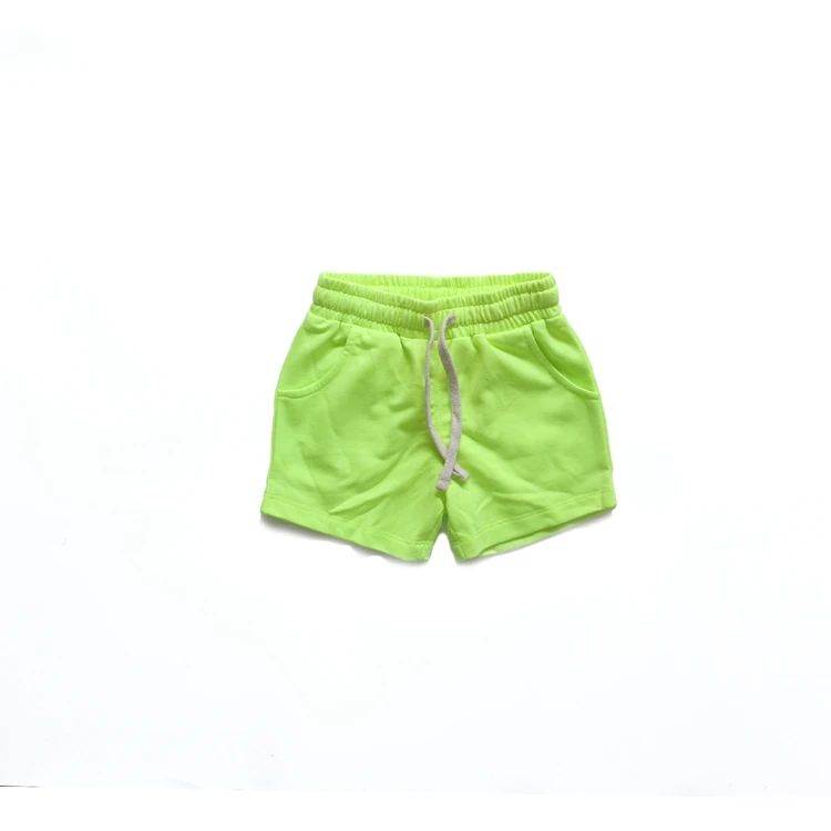 07 Mint Yellow Mayas/Детские Модные хлопковые летние шорты популярная цветная Базовая нижняя одежда для мальчиков и девочек, новая весенняя Милая Домашняя одежда,, 81003 - Цвет: 07 Mint Yellow