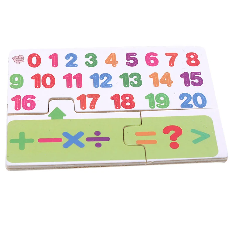 

Children Counting Puzzle Calculation Math Educational Toy Wooden Number Cards And Counting Rods With Box
