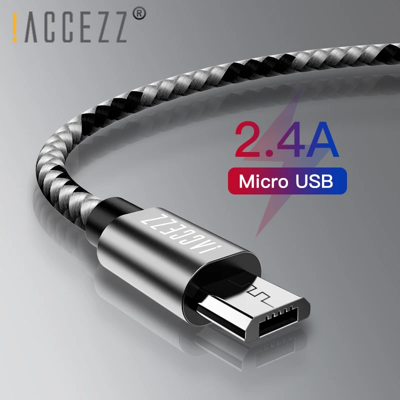 ! ACCEZZ Кабель зарядного устройства микро-usb Быстрая зарядка Microusb Кабели для