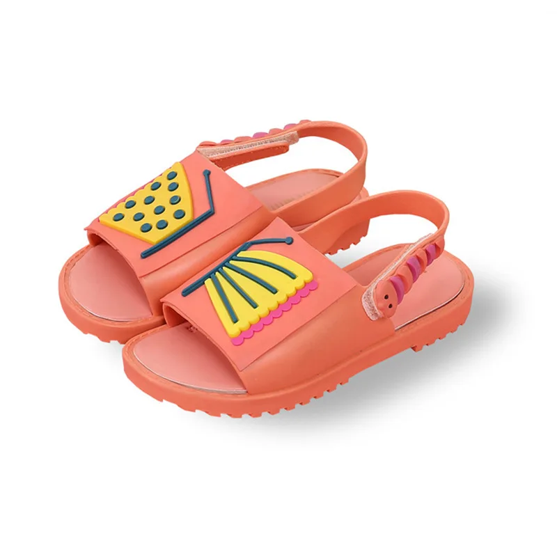 2017 Kids Shoes Girls Boys Sandals Children's Mini Cartoon Cat Butterfly Non-slip Princess Jelly Candy Smell Unisex |