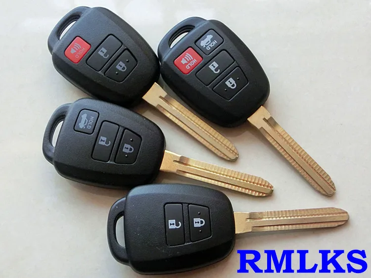 RMLKS Автомобильный ключ для Toyota Camry Uncut Toy43 Blade дистанционный оболочка брелок
