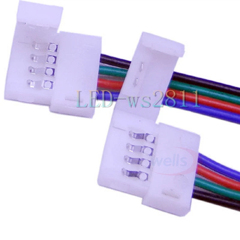 1 шт. 1 м 4pin JST Удлинительный кабель/светодиодный RGB кабель провод-удлинитель светодиодный SMD 5050 RGB ленточный светильник разъем