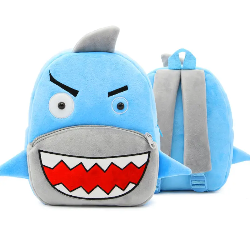 26cm backpack -17 Плюшевый рюкзак с изображением животных, школьная сумка на плечо, детские плюшевые куклы, мягкие игрушки для малышей, детский подарок - Цвет: 26cm backpack -17
