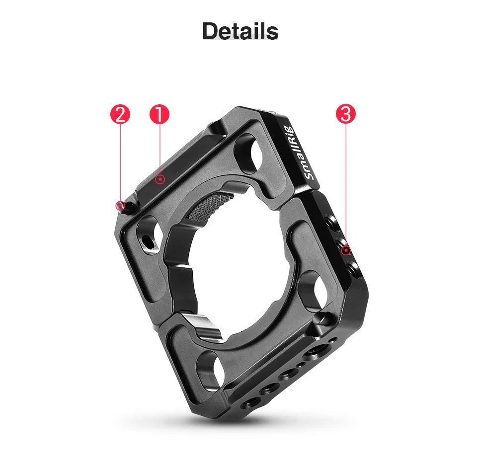SmallRig монтажный зажим для камеры DJI Ronin S Gimbal с 1/4 3/8 резьбовыми отверстиями для монитора микрофона прикрепить 2221