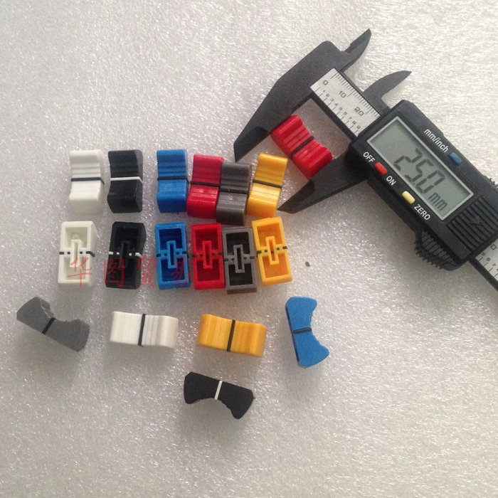 60 шт. Ручка потенциометра/Прямая противоскользящая ручка миксера потенциометра