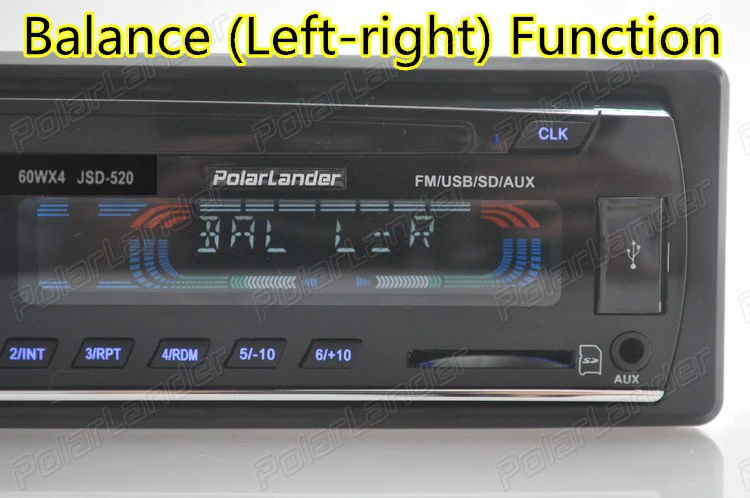 MP3/WMA/WAV плеер зарубежный склад горячая распродажа 1 DIN 12V стерео радио несколько эквалайзеров FM/SD/USB/AUX Bluetooth