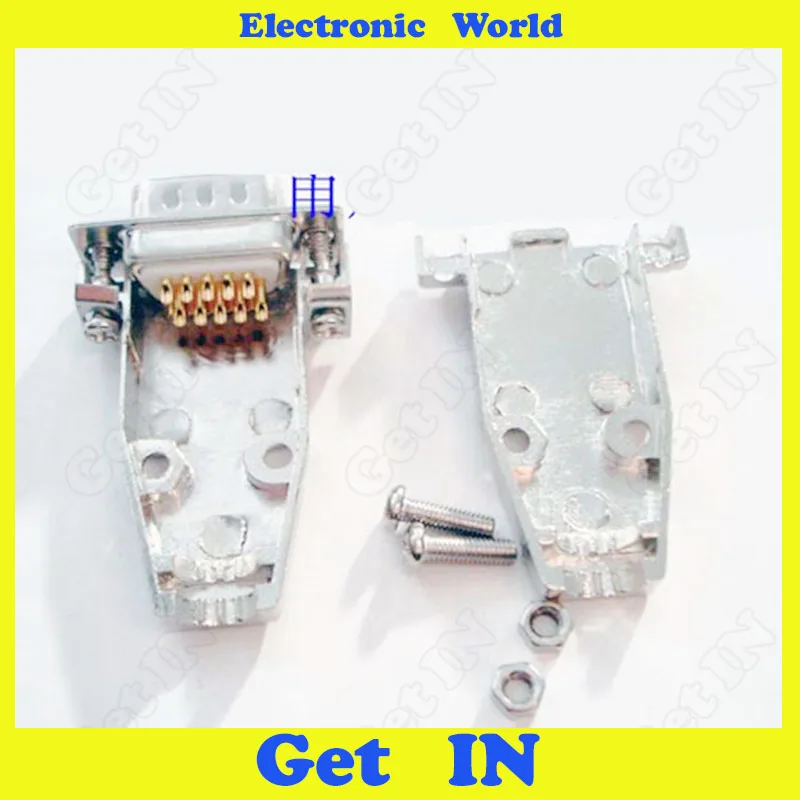 5 шт. 3U Позолоченный разъем D sub DB15 контактный мужской штепсельный VGA линейный