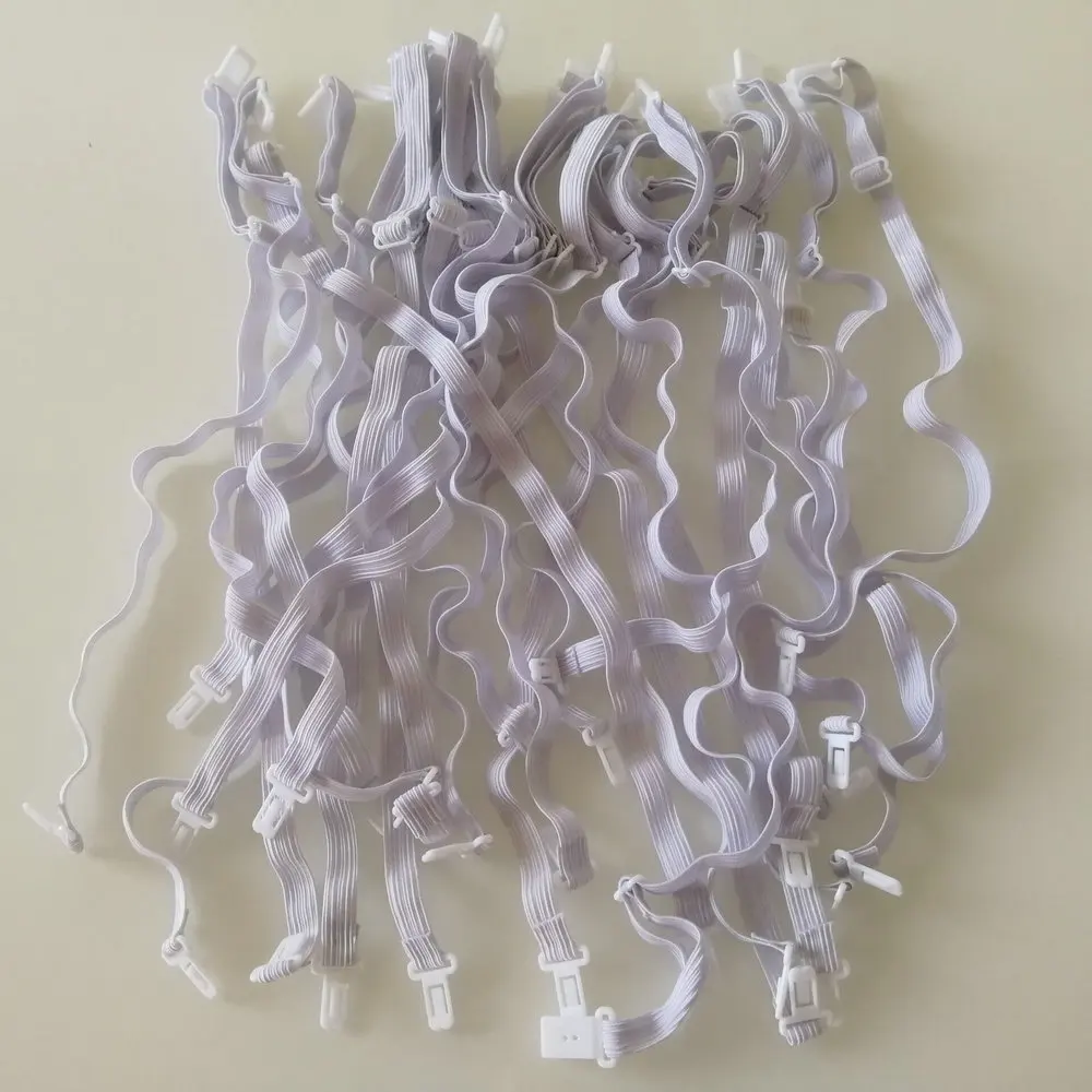 40 шт. DIY 1 см аксессуары галстук-бабочка для взрослых детей мужчин и женщин свадебный галстук ремень Регулируемый мужской Т-образная веревка максимум 50 см резинка - Цвет: A White Elastic Band