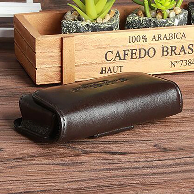 Высокое качество из натуральной кожи Хип бум талии сумка кошелек сигареты