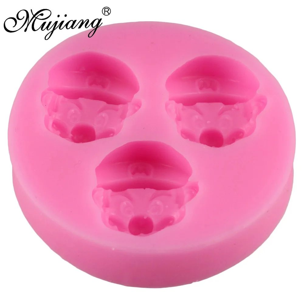 Mujiang 3D супер марио мультфильм силиконовые формы помадка торт шоколад форма для